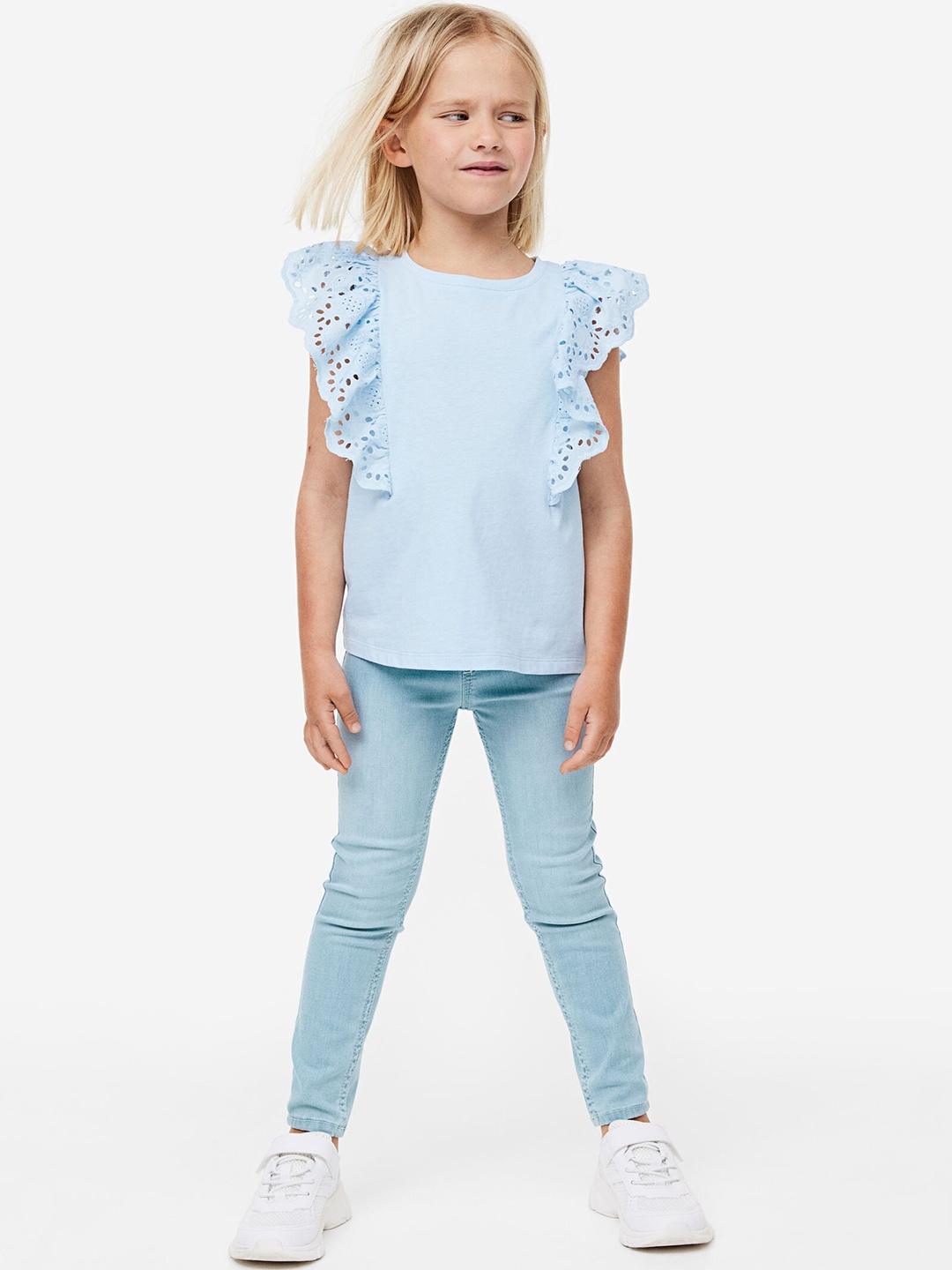 

H&M Girls Denim Jeggings, Blue