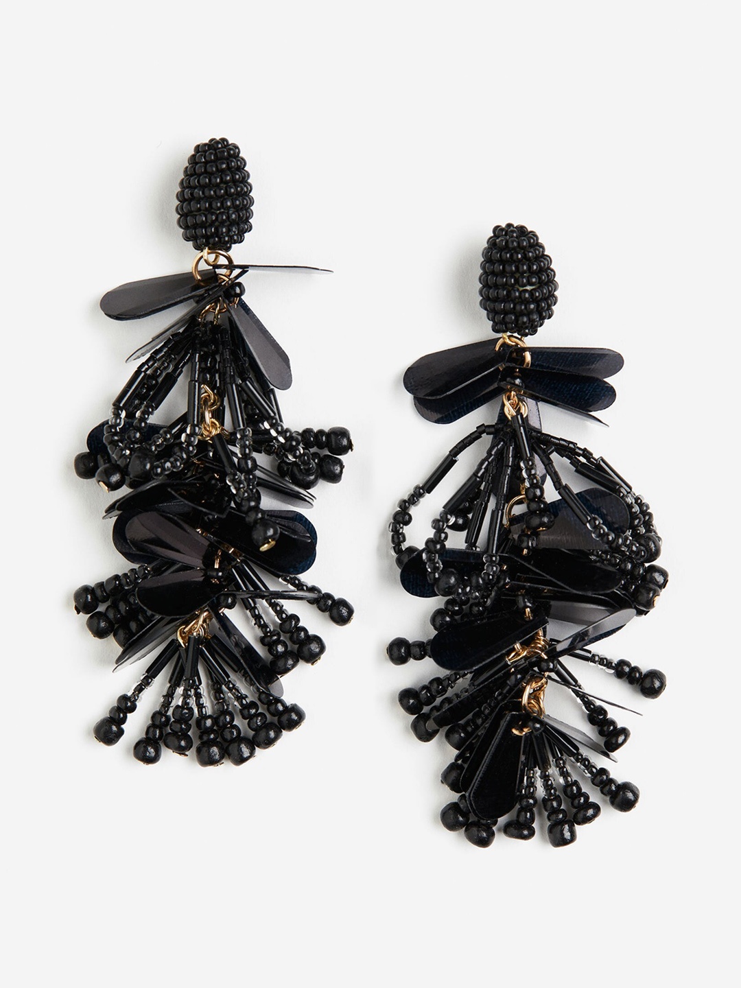 

H&M Pendant Earrings, Black