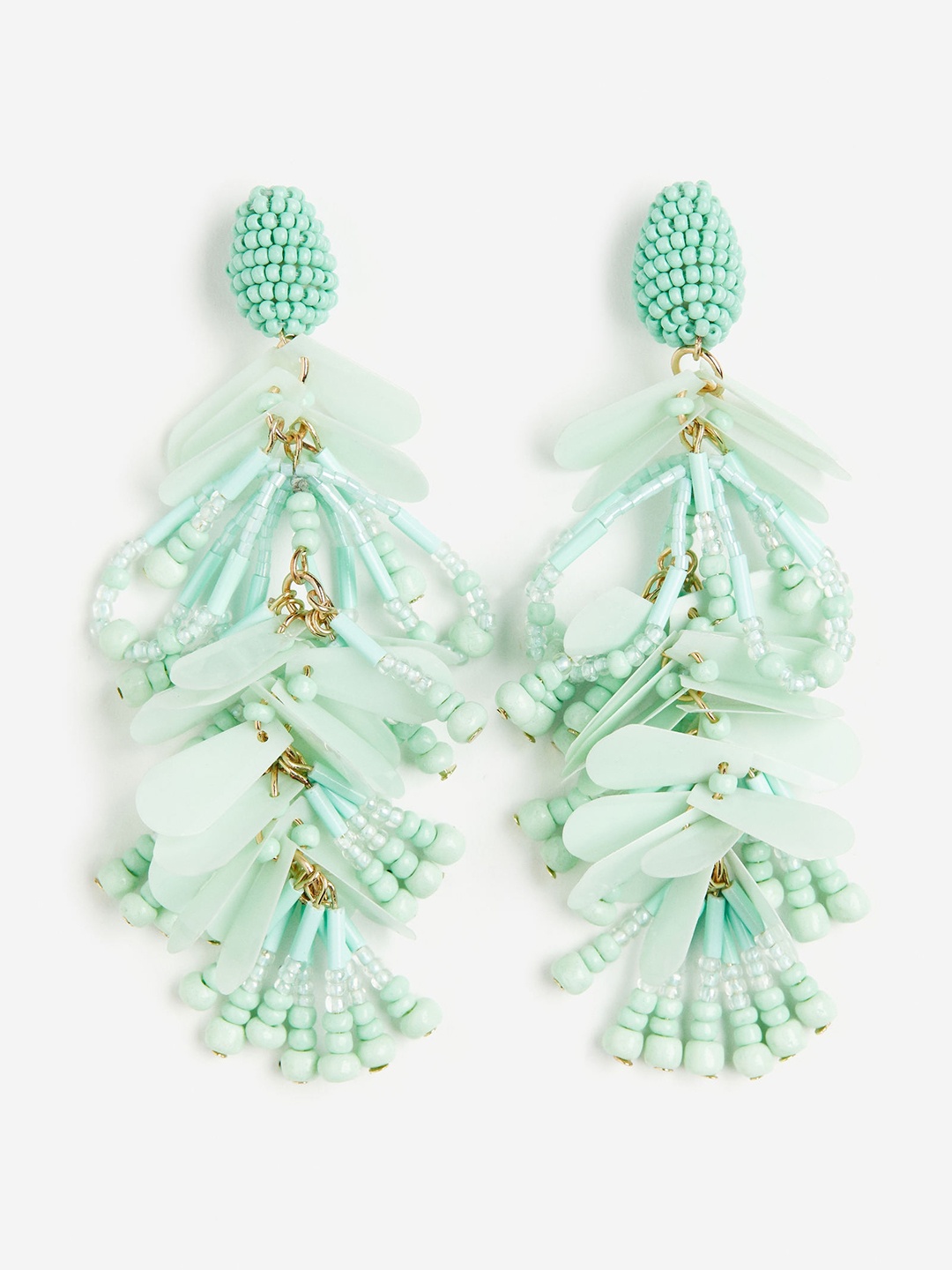 

H&M Pendant Earrings, Turquoise blue