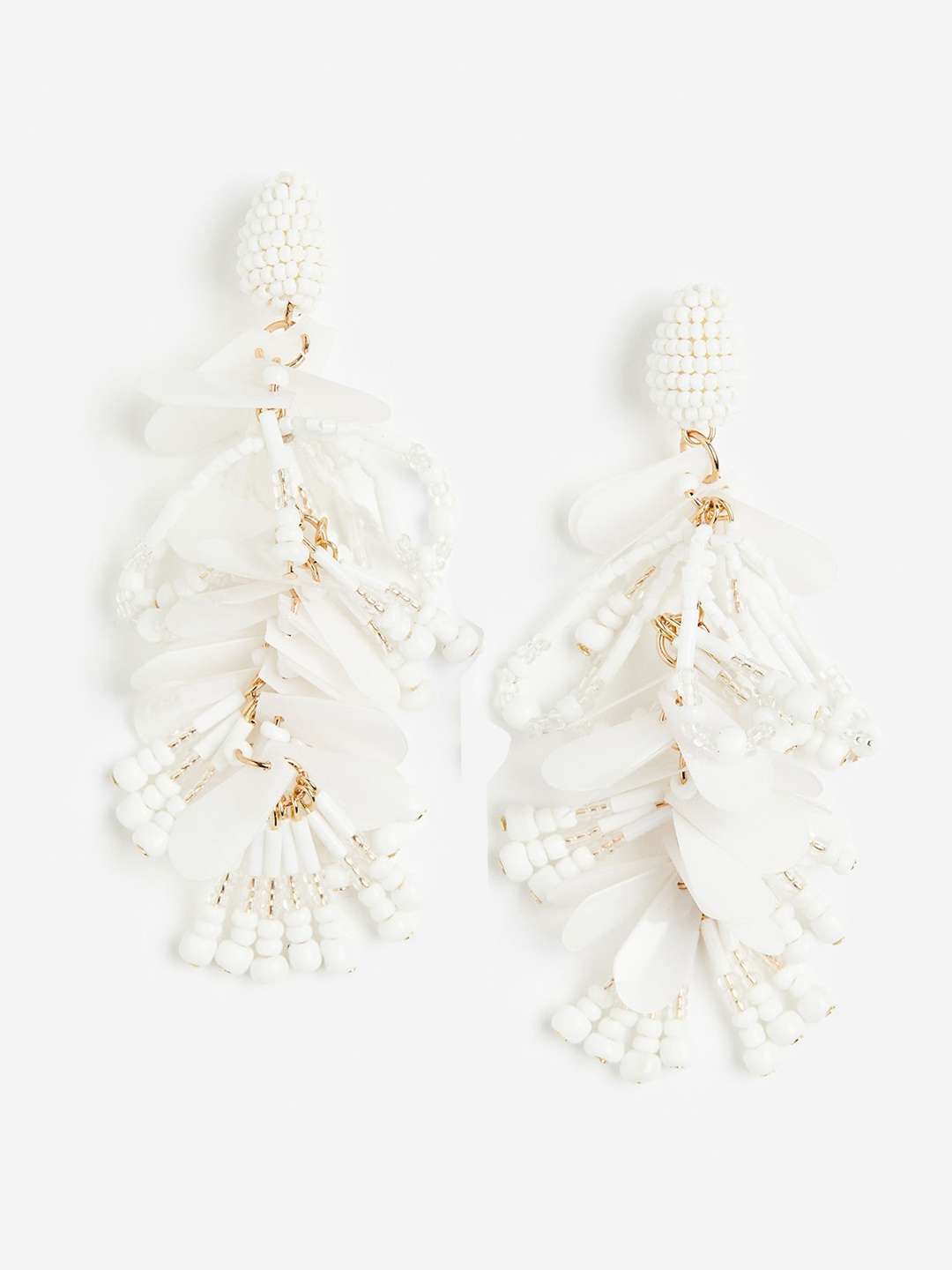 

H&M Pendant Earrings, White