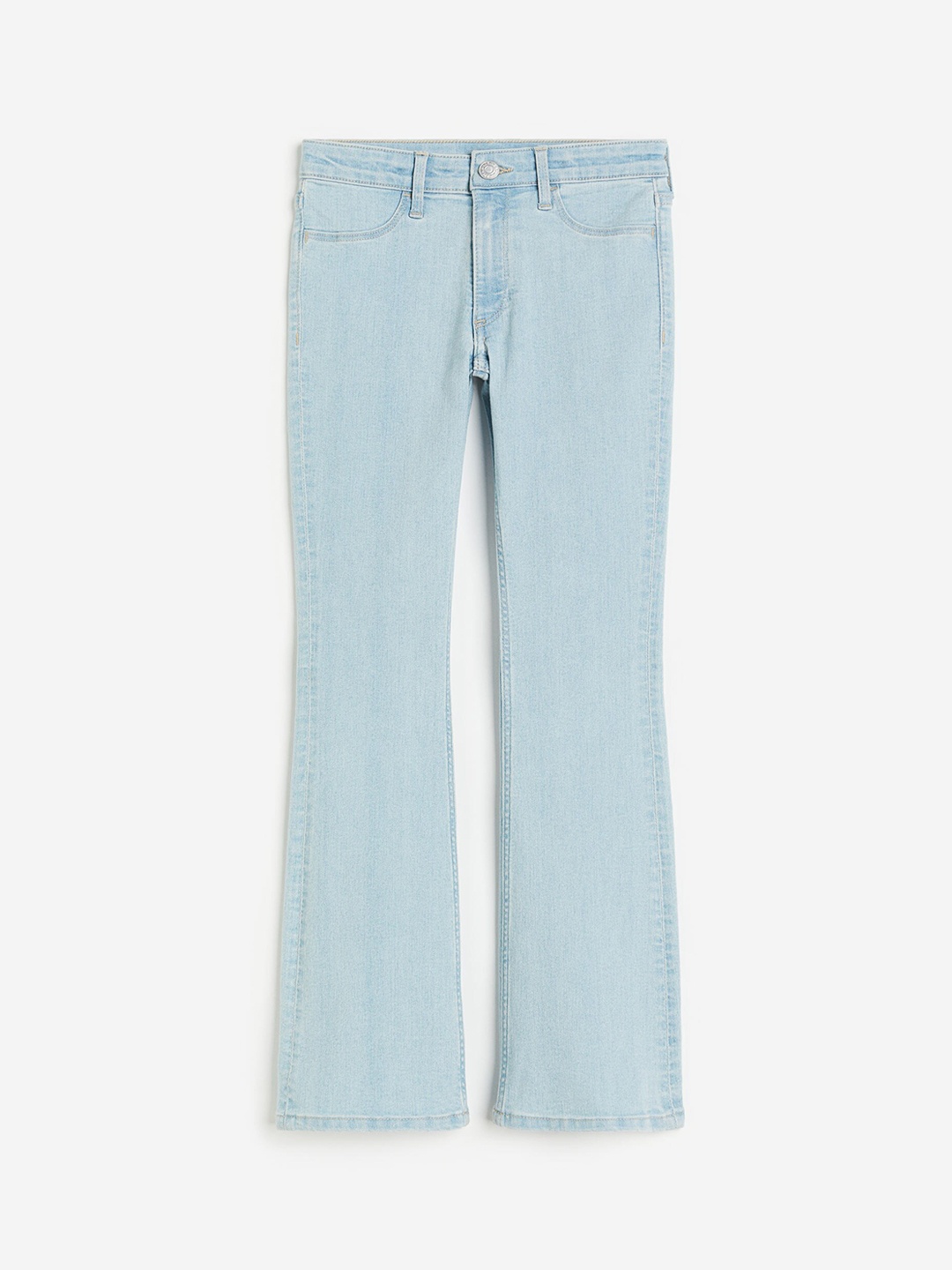 

H&M Girls Flared Leg Low Jeans, Blue