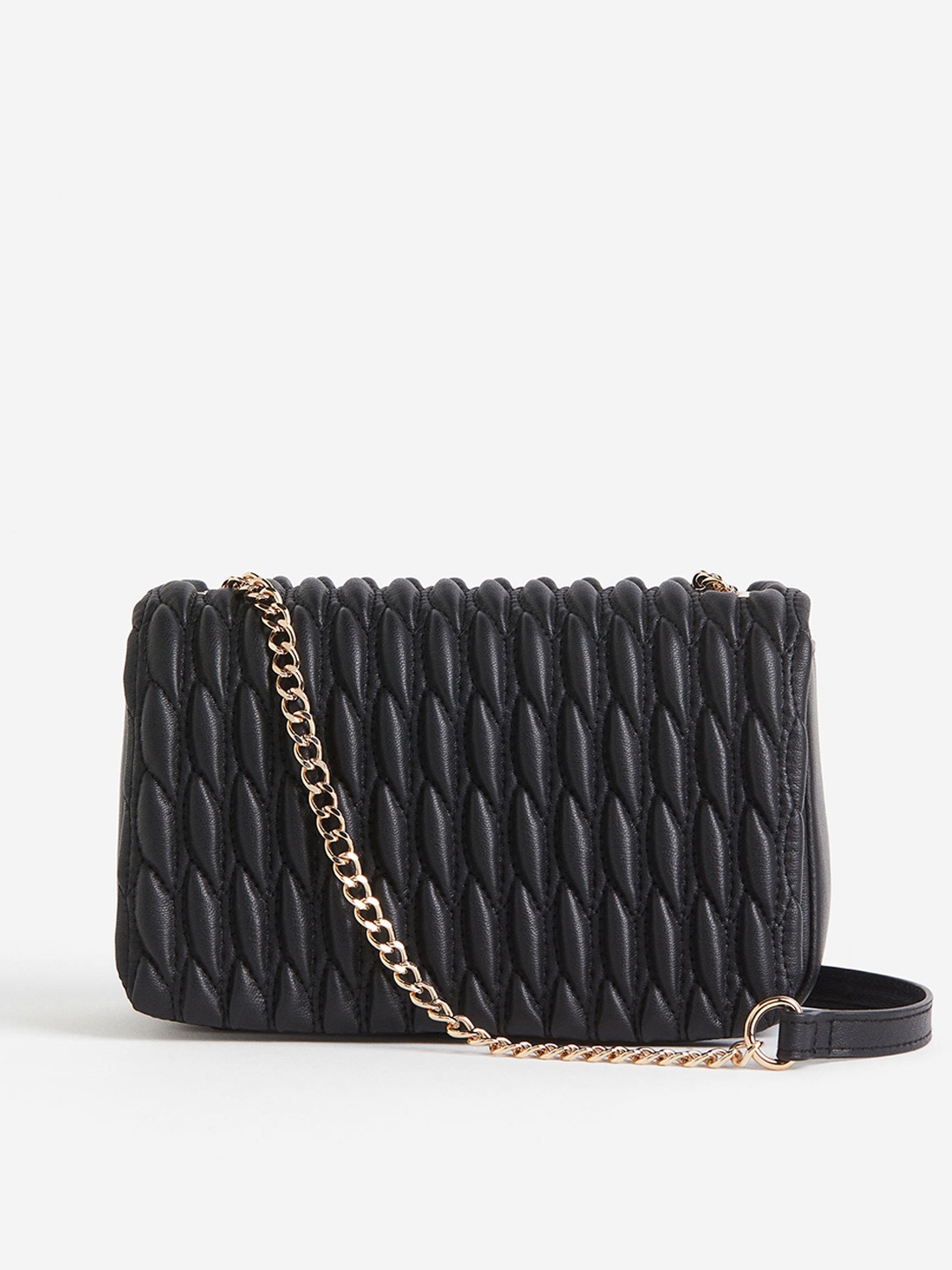 

H&M Quilted Shoulder Bag, Black