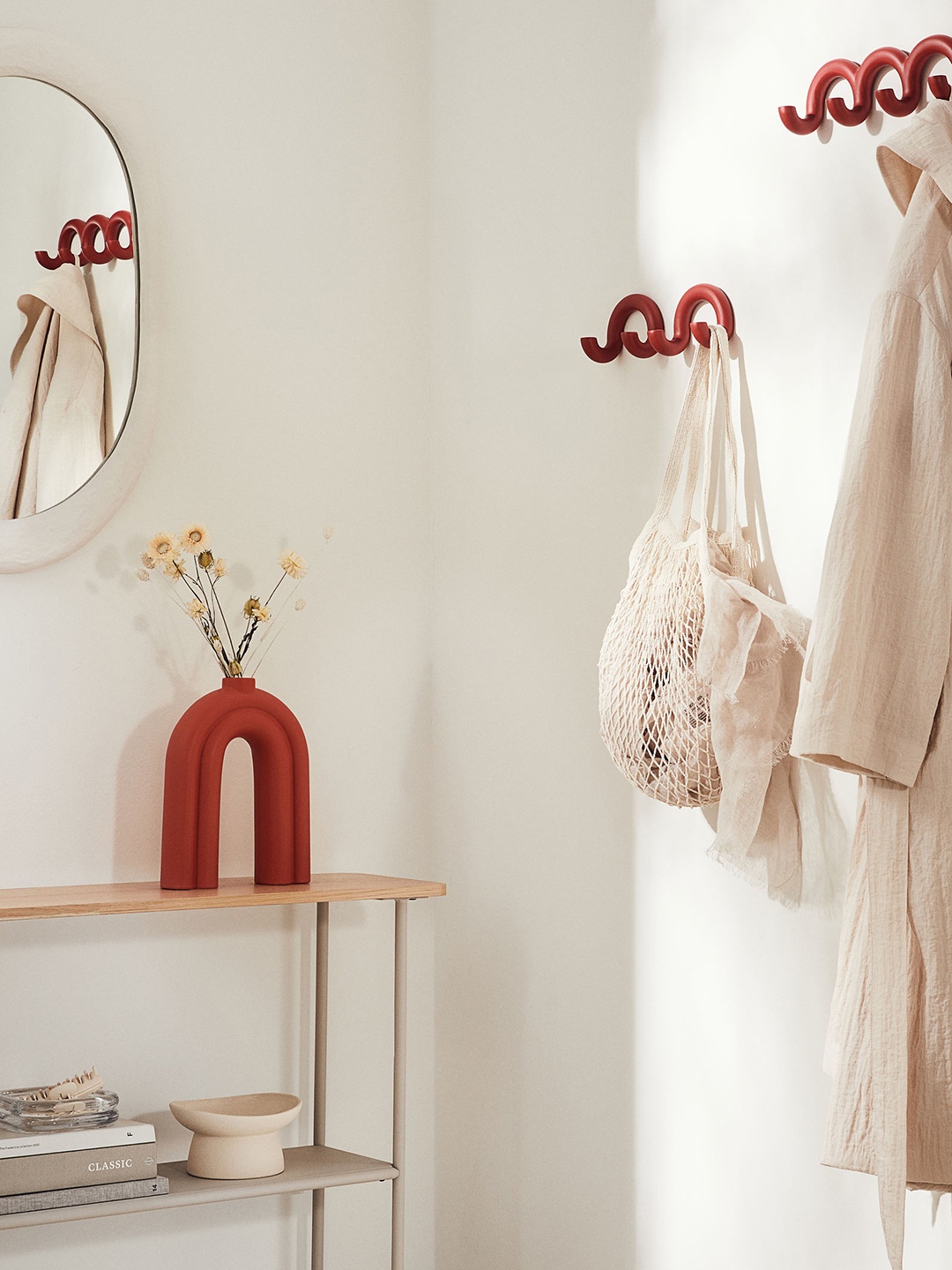 

H&M Orange Metal Hanger