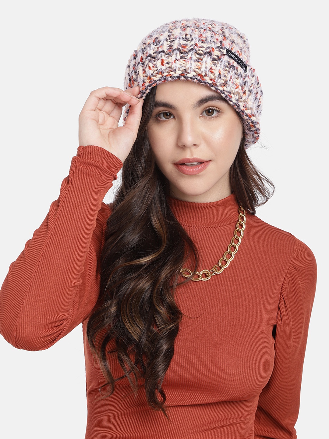 

DressBerry Women Self Design Beanie, Multi