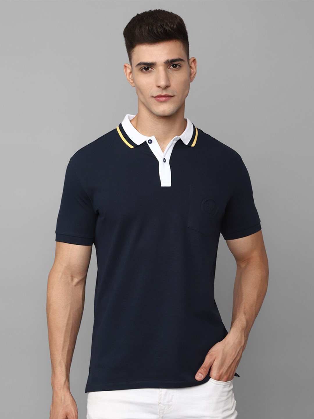 

Allen Solly Sport Polo Collar Casual T-shirt, Navy blue