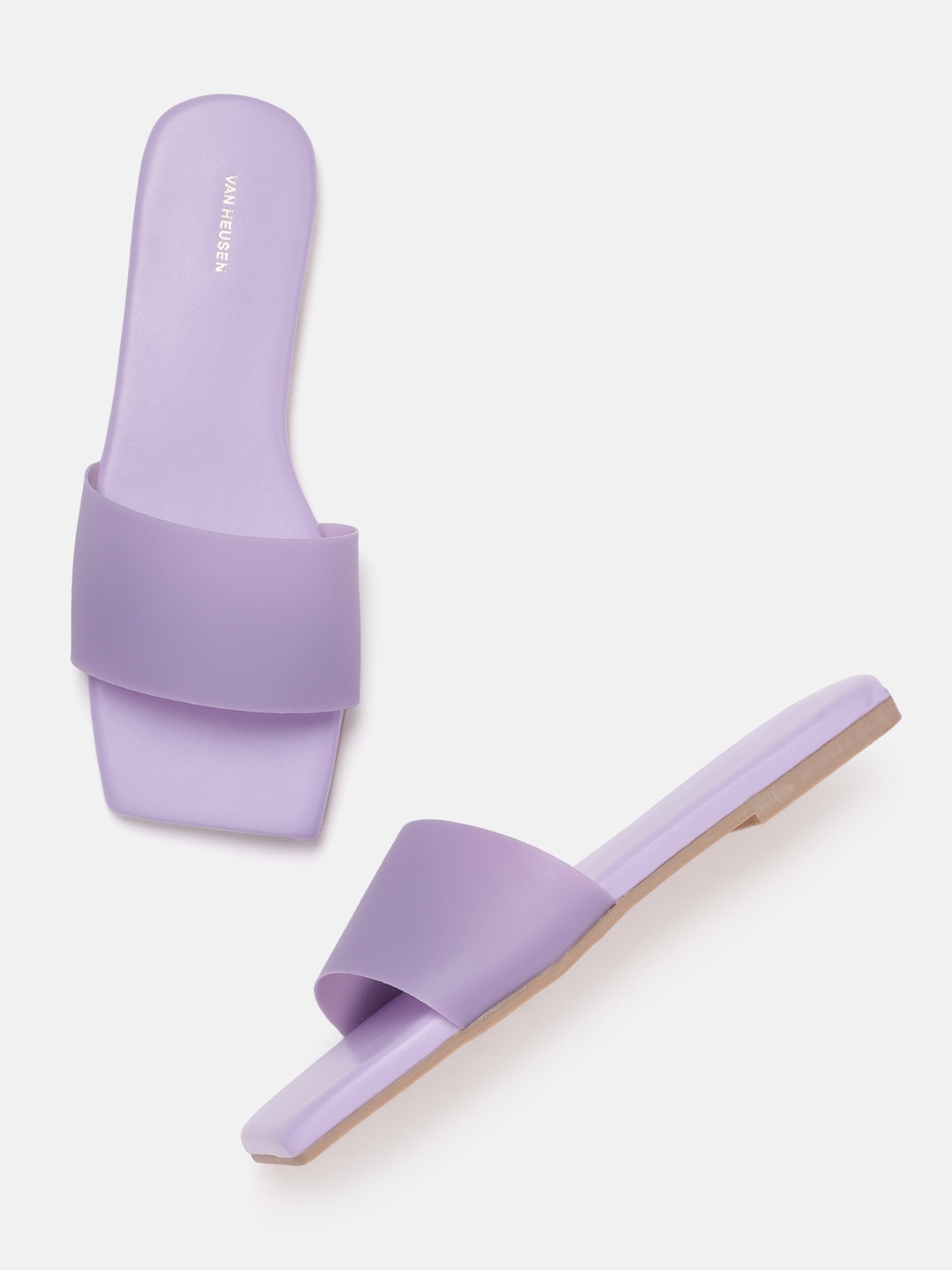 

Van Heusen Woman Open Toe Flats, Lavender