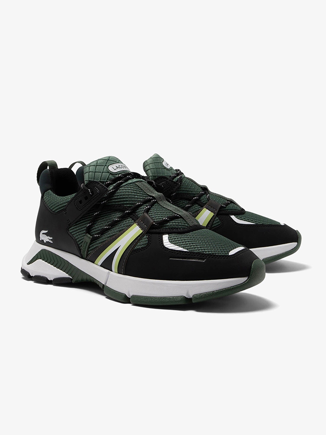 

Lacoste Men Textile L003 Trainers Sneakers, Green