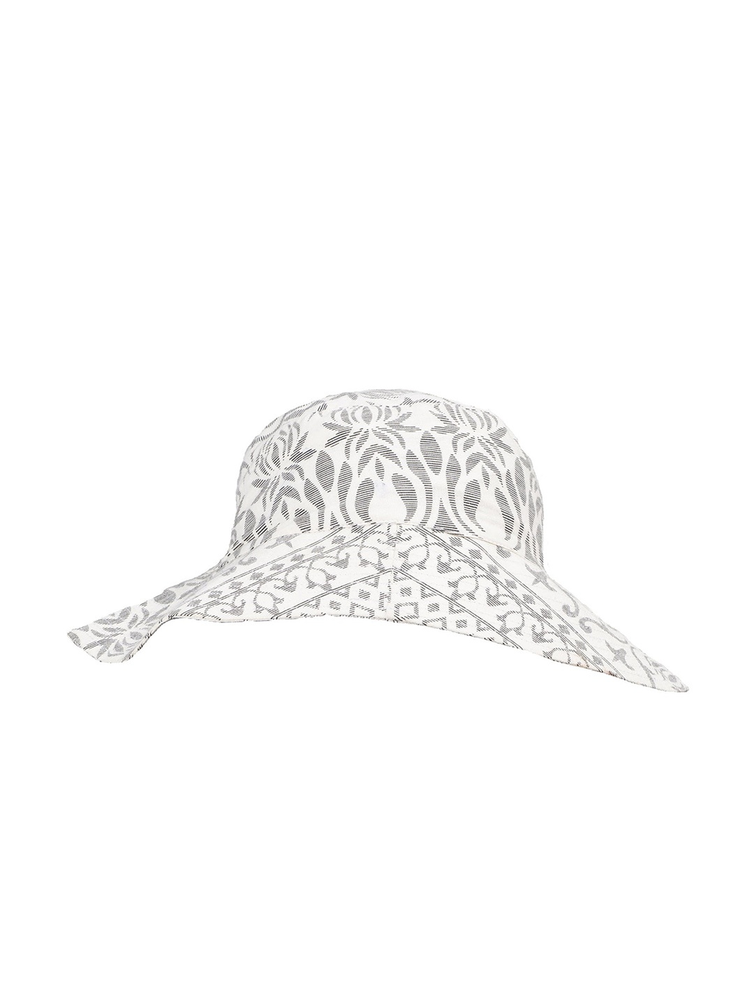 

NUEVOSDAMAS Floral Printed Sun Hat, Beige