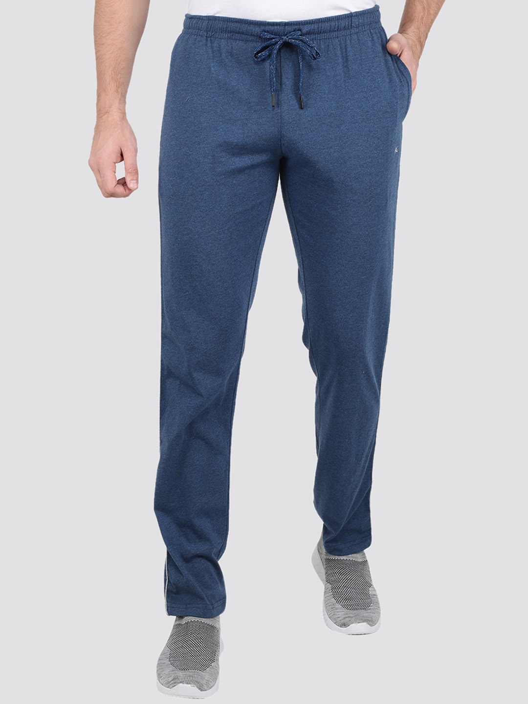 

Monte Carlo Men Mid-Rise Cotton Track-Pants, Blue