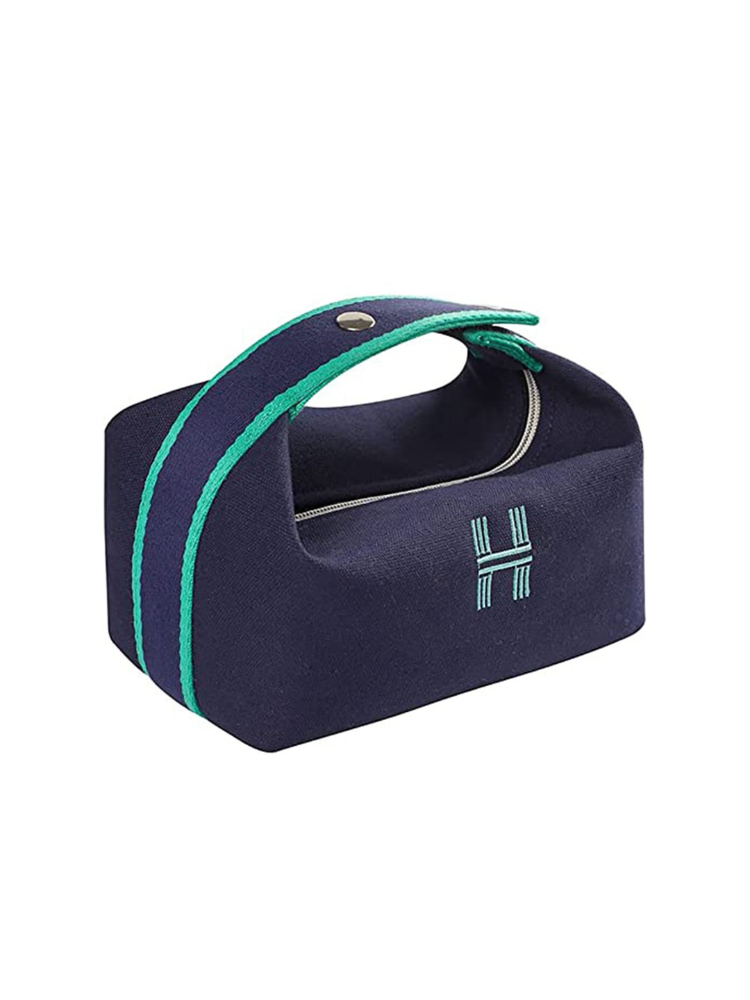 

HOUSE OF QUIRK Makeup Travel Toiletry Bag, Navy blue