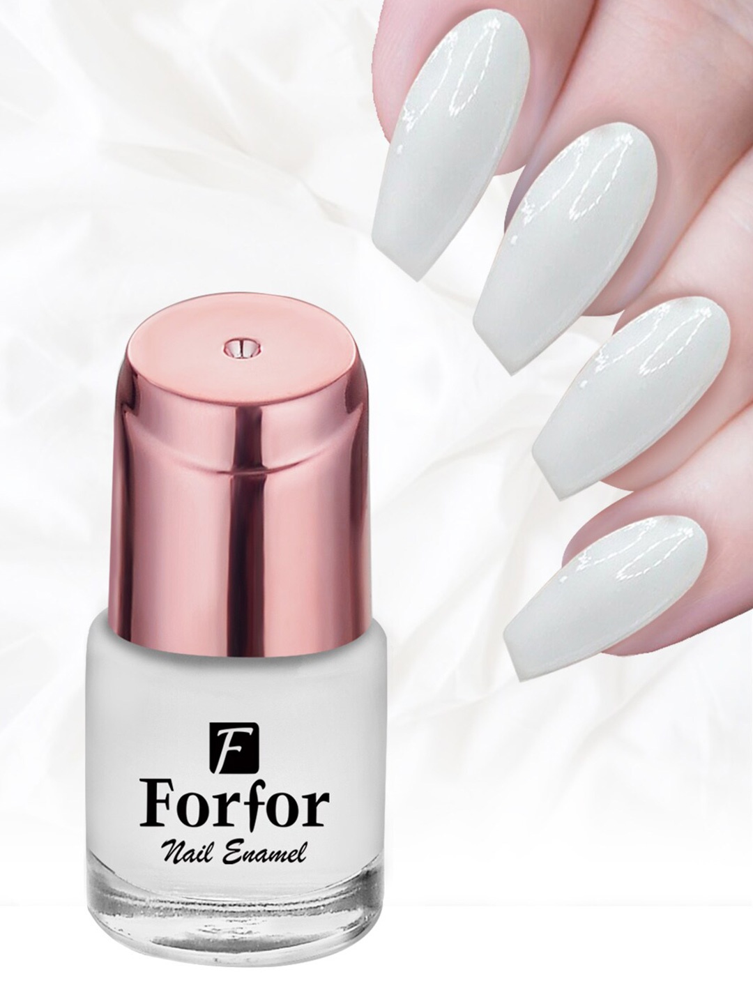 

FORFOR Perfect Stay Rose Gold 2Pcs Glossy Nail Polishes-Glossy White114 - Transparent 115, Grey