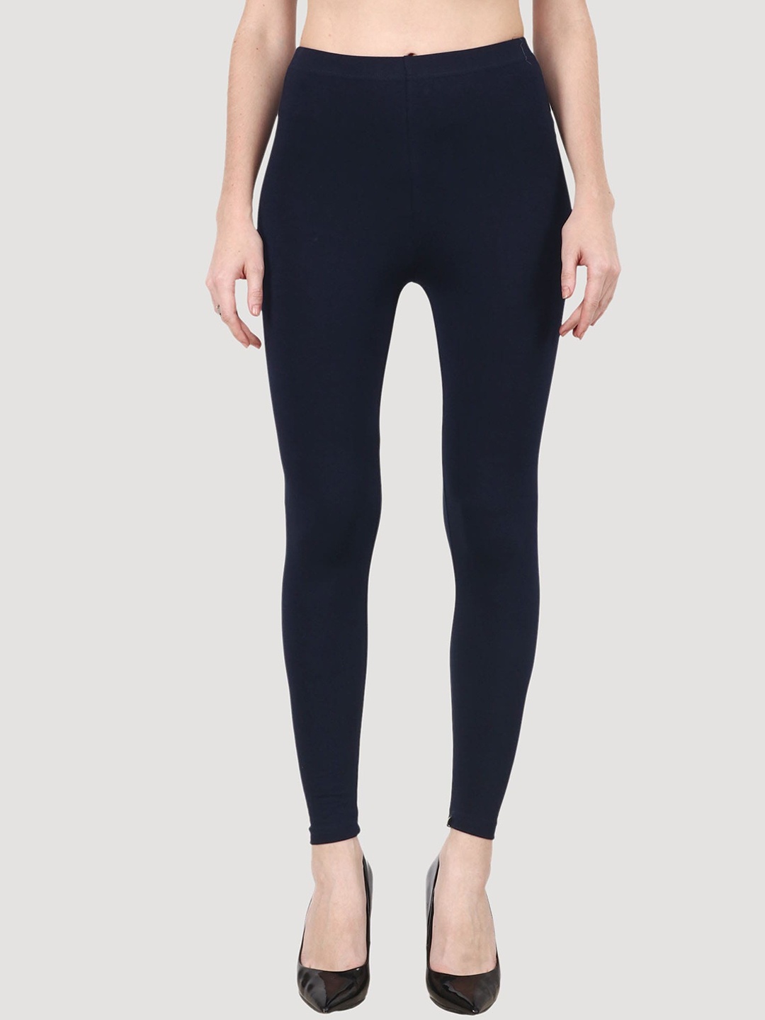 

Popwings Women Ankle-Length Leggings, Navy blue