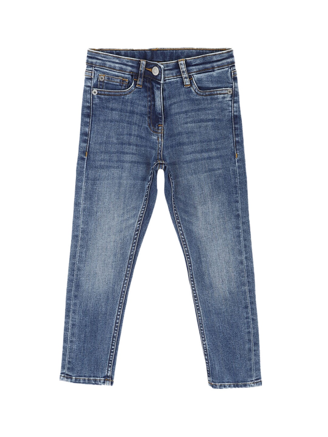 

Peter England Girls Skinny Fit Clean Look Light Fade Jeans, Blue