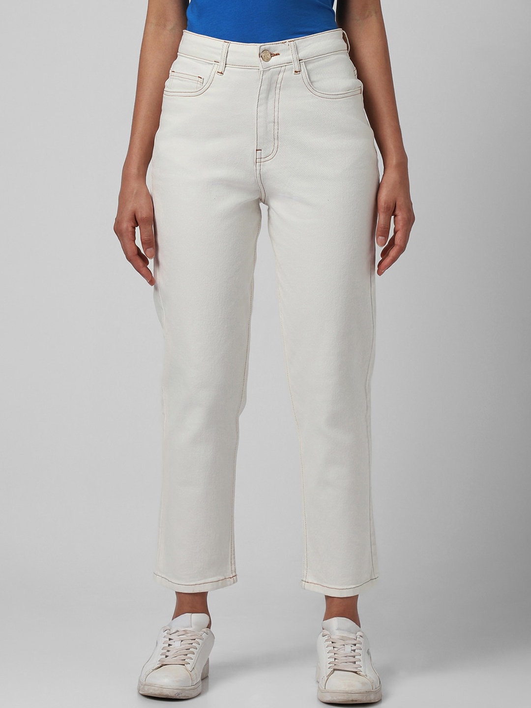 

Van Heusen Woman Clean Look Mid-Rise Cropped Jeans, White