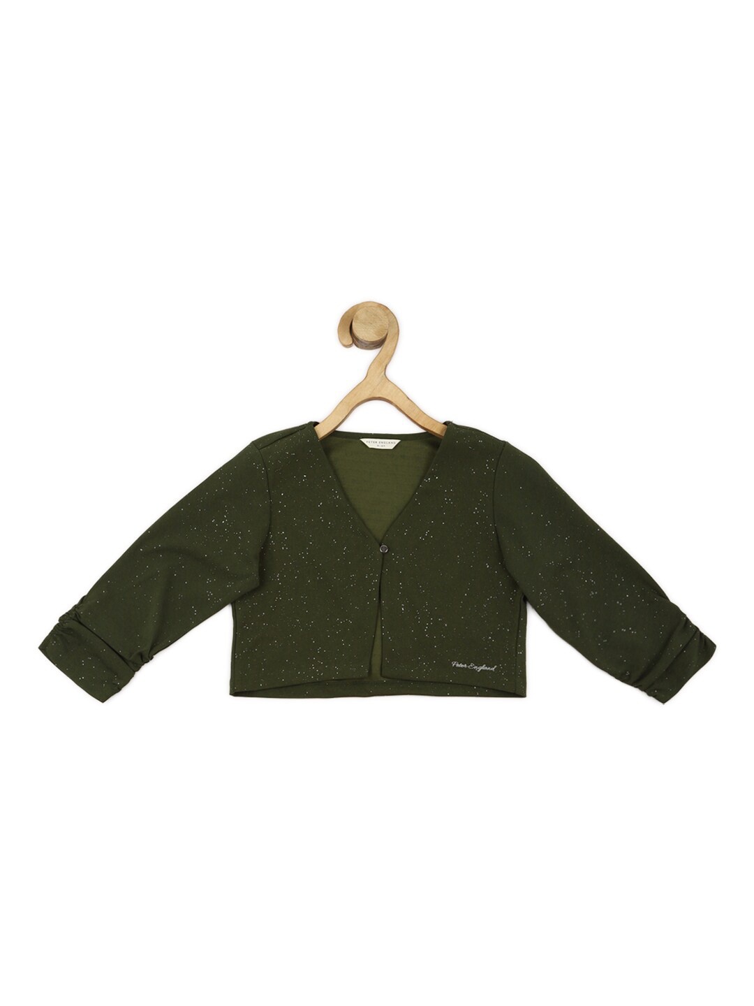 

Peter England Girls Embellished Shrug, Green