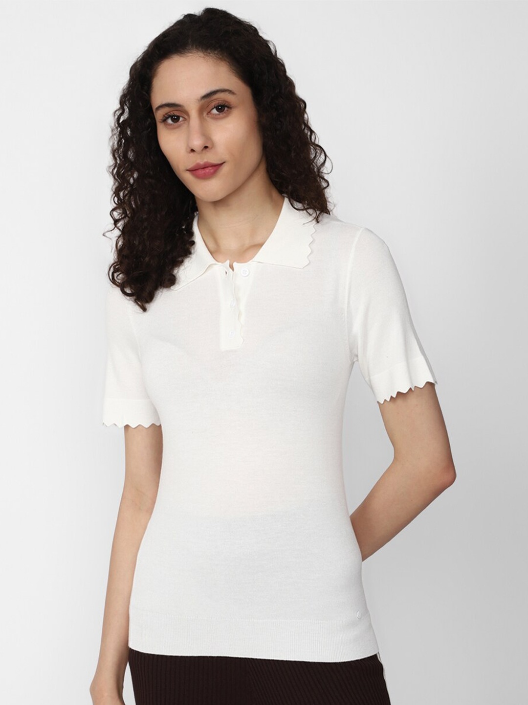 

Van Heusen Woman Shirt Collar Formal Top, White