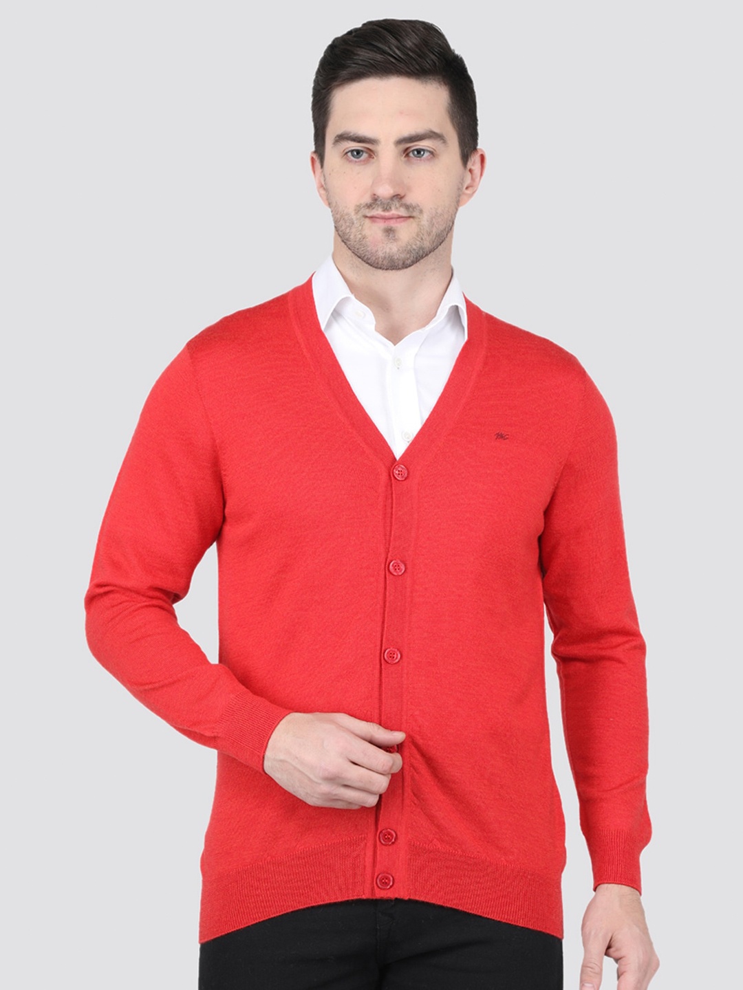 

Monte Carlo Woollen Cardigan, Red