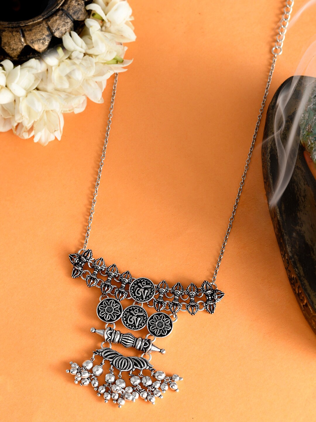 

Voylla Silver-Plated Necklace