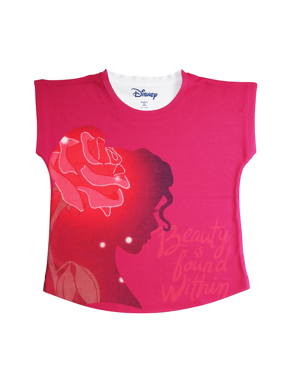 

Disney by Wear Your Mind Girls Red Printed Top