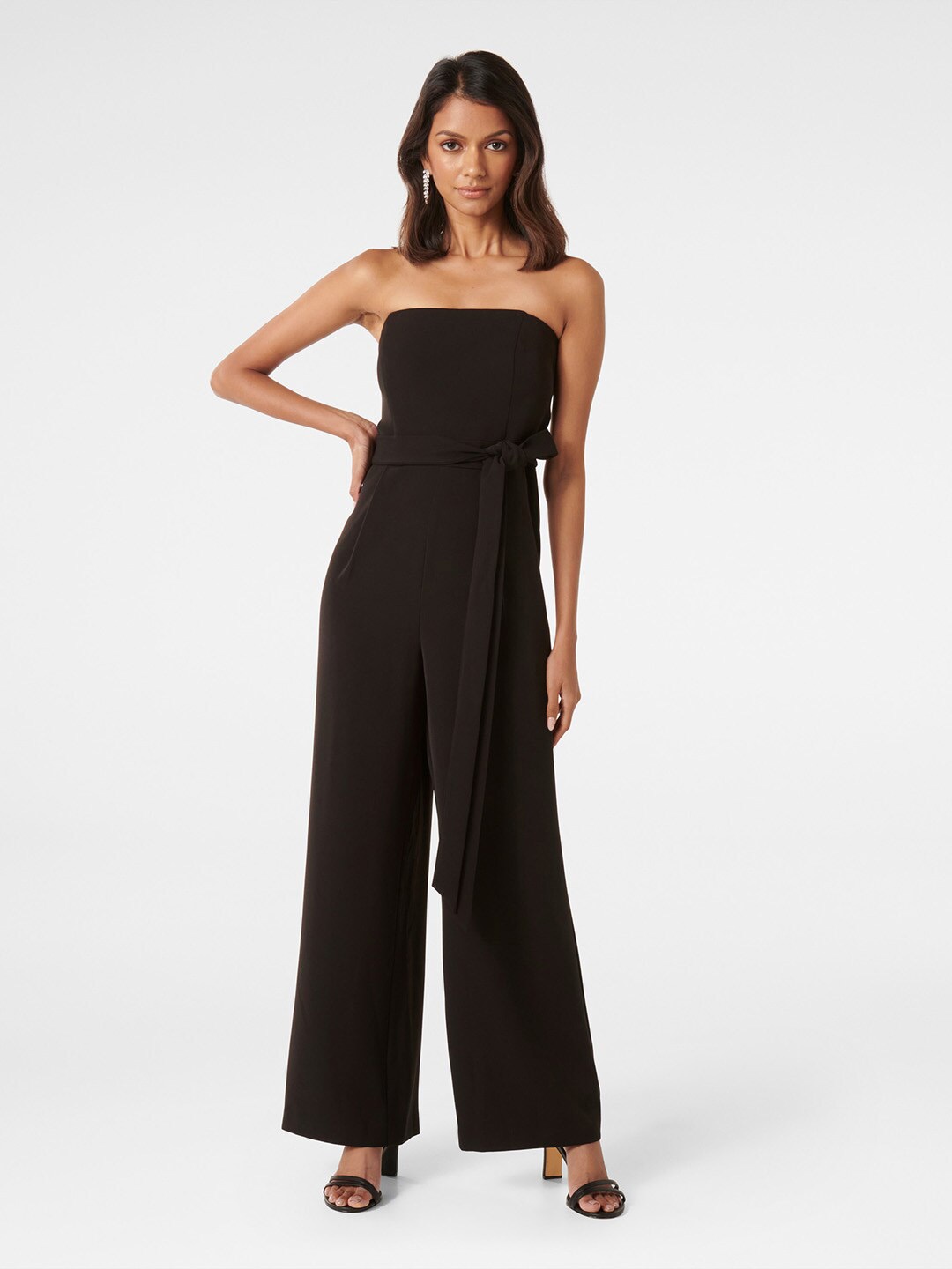 

Forever New Strapless Basic Jumpsuit, Black