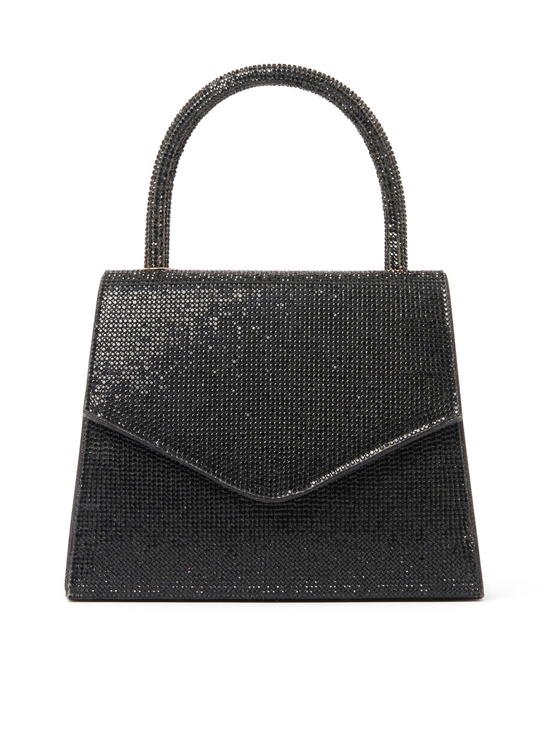 

Forever New Black Structured Handheld Bag