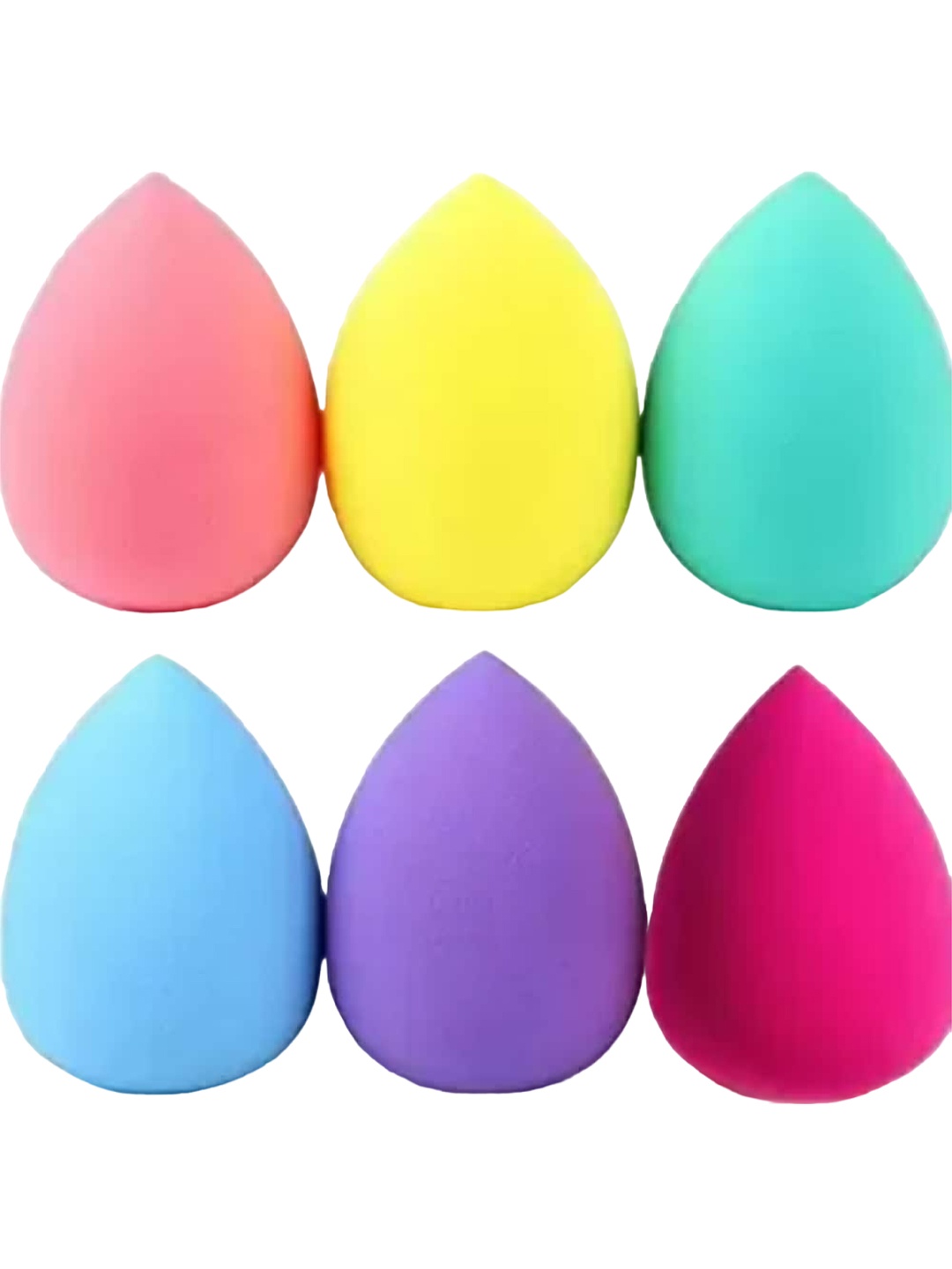 

FEELHIGH Set of 6 Beauty Blenders Makeup Soft Sponges, Multi