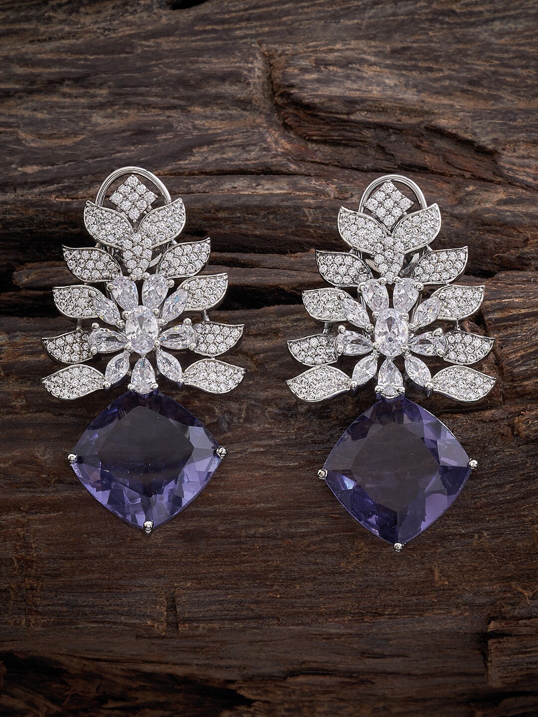 

Kushal's Fashion Jewellery Classic Drop Earrings, Silver