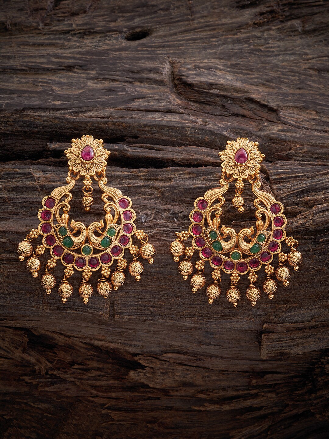 

Kushal's Fashion Jewellery Classic Studs Earrings, Rose gold