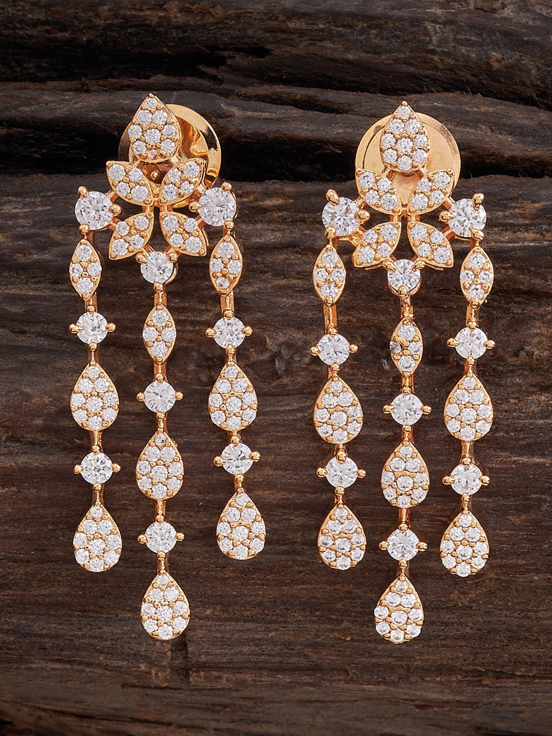 

Kushal's Fashion Jewellery Classic Studs Earrings, Gold