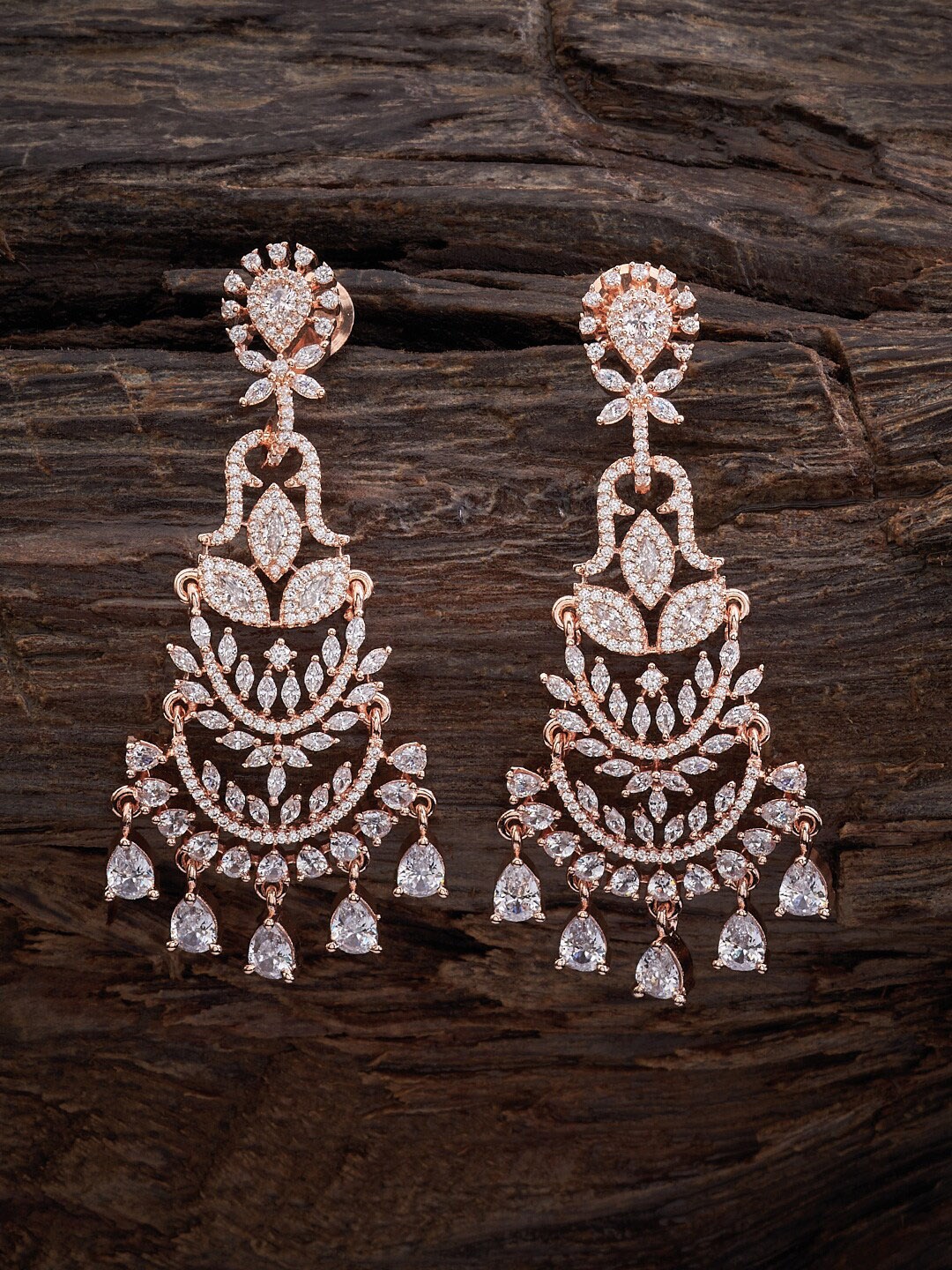 

Kushal's Fashion Jewellery Classic Jhumkas Earrings, White