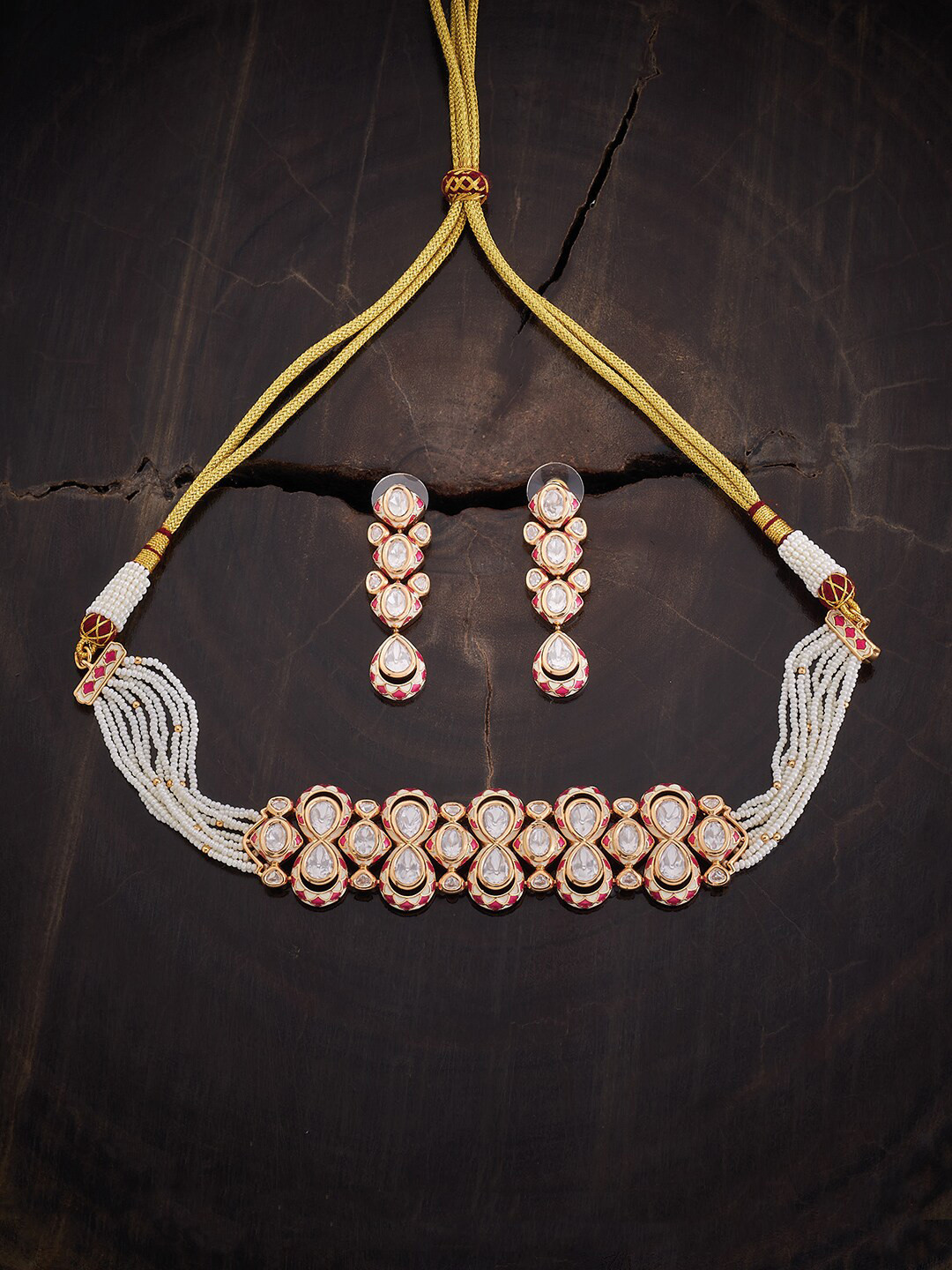 

Kushal's Fashion Jewellery Gold-Plated Jewellery Set