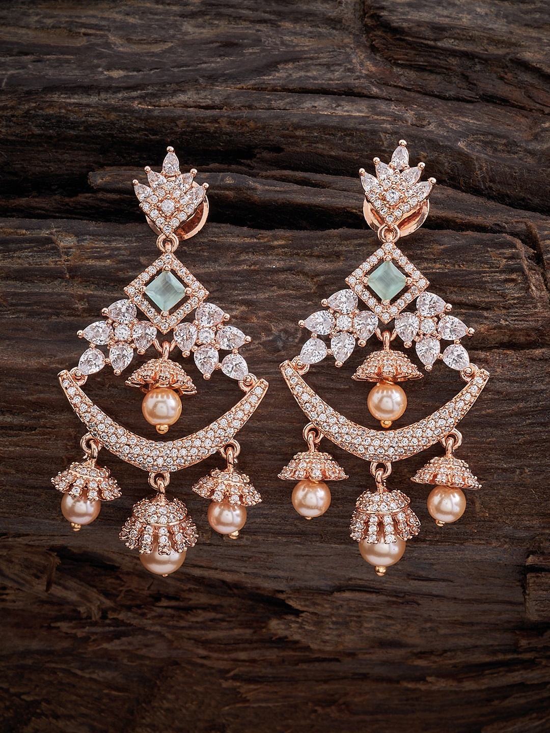 

Kushal's Fashion Jewellery Classic Drops Earrings, Sea green