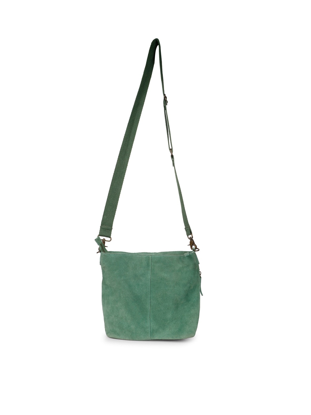 

Favore Leather Structured Sling Bag, Teal