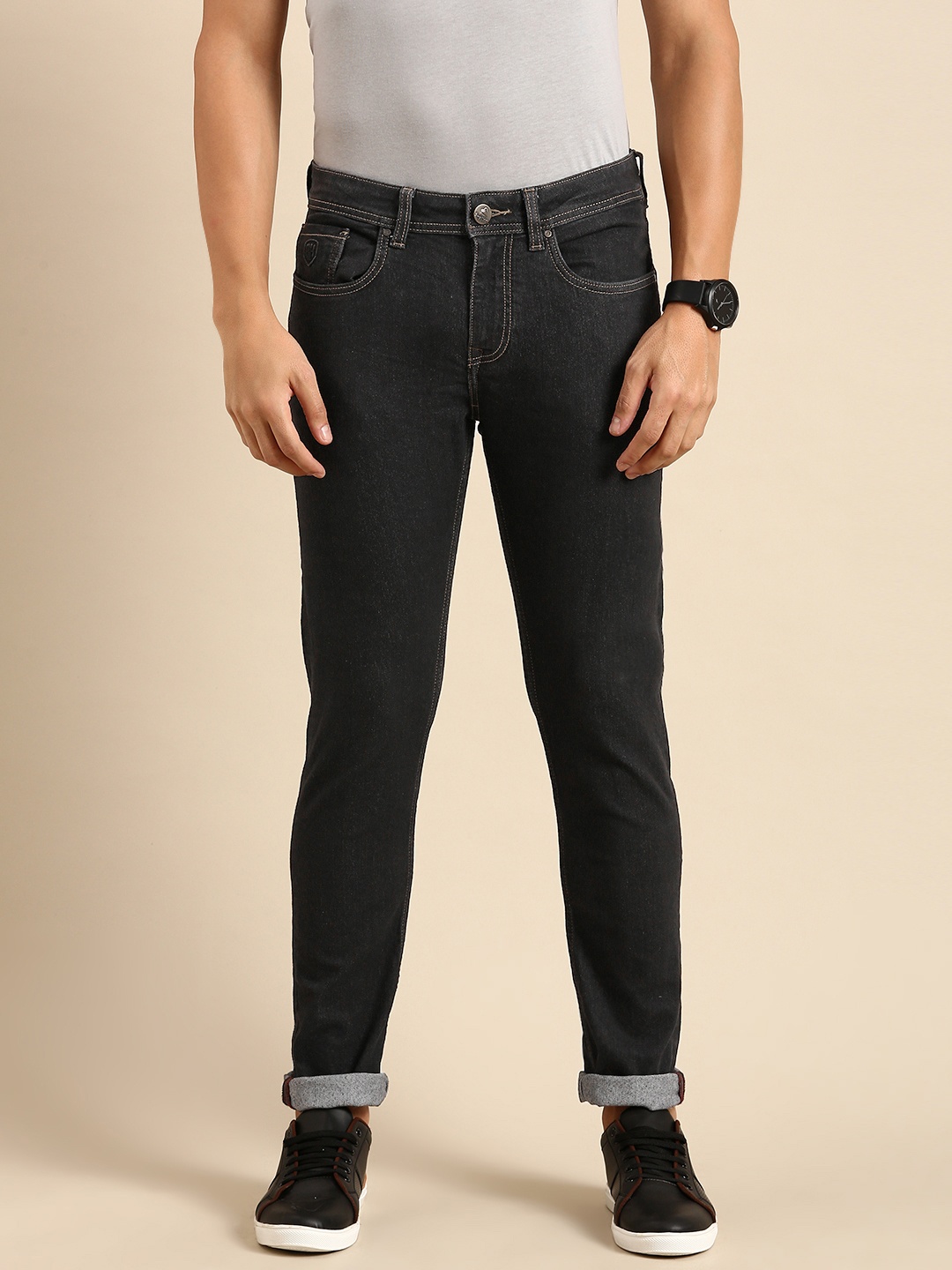 

Being Human Slim Fit Mid-Rise Stretchable Jeans, Blue