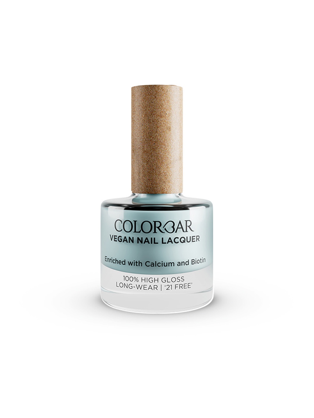 

Colorbar Joyful Tone High Gloss Vegan Nail Lacquer with Biotin 8ml - Frosting 14, Blue