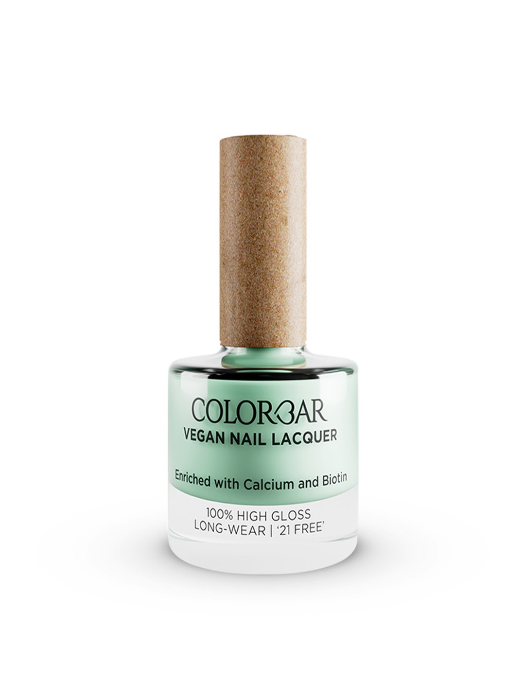 

Colorbar Joyful Tone High Gloss Vegan Nail Lacquer with Biotin 8ml - Macaroons 13, Green