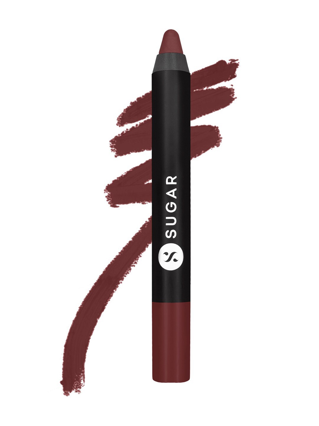 

SUGAR Matte As Hell Lightweight & Long Lasting Lip Crayon - Stephanie Plum 15, Brown