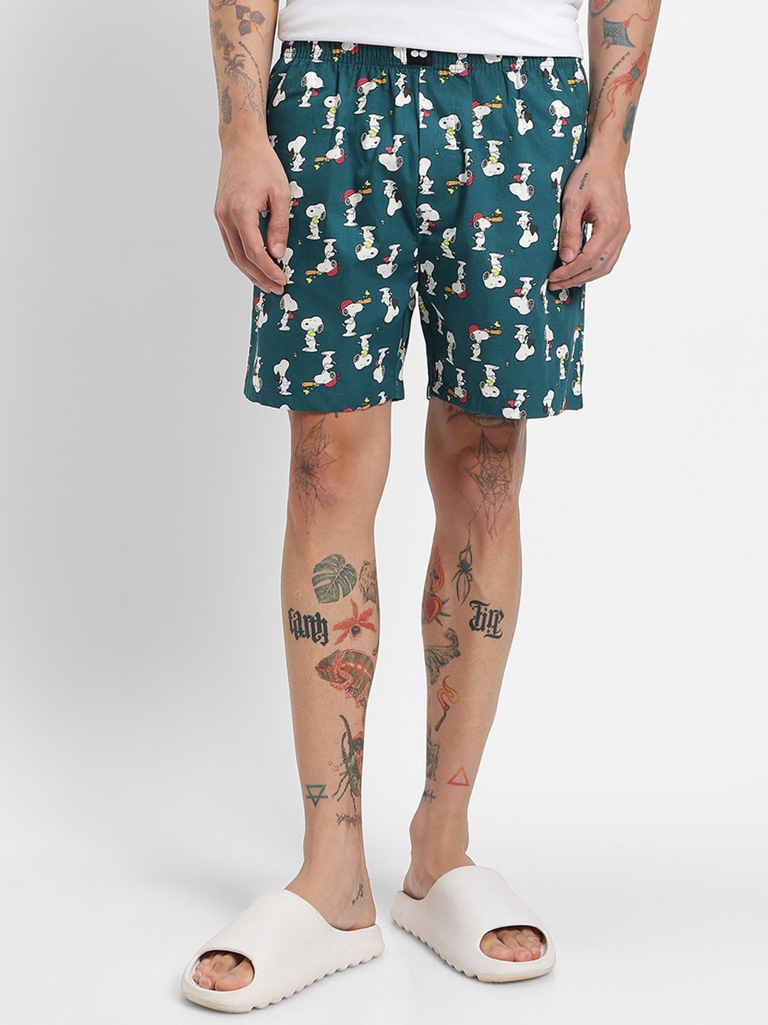 

Bewakoof Blue All Over Printed Boxers