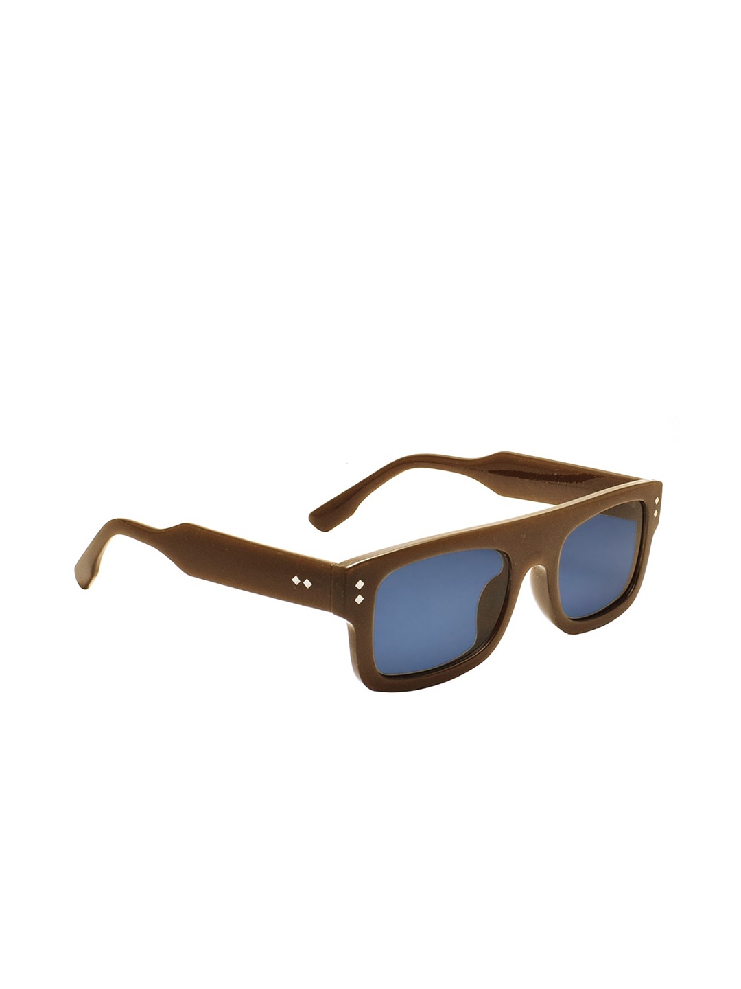 Peter Jones Eyewear Square Sunglasses With UV Protected Lens, Black
