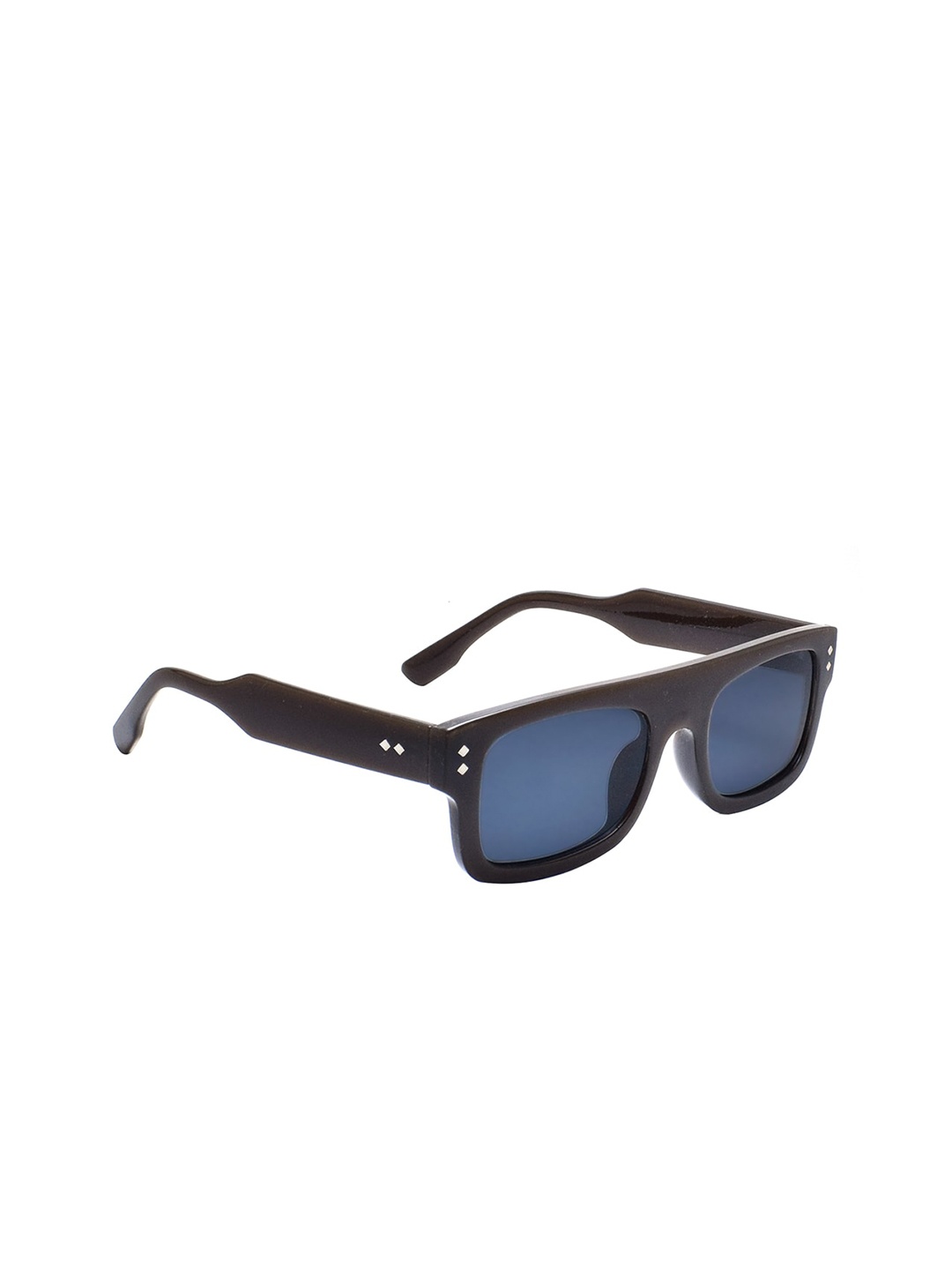 

Peter Jones Eyewear Women Square Sunglasses with UV Protected Lens ZN3637B, Black
