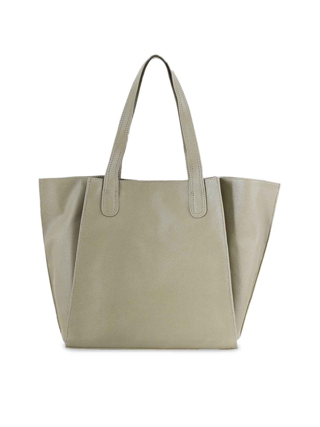 

Toteteca PU Textured Oversized Shoulder Bag, Green
