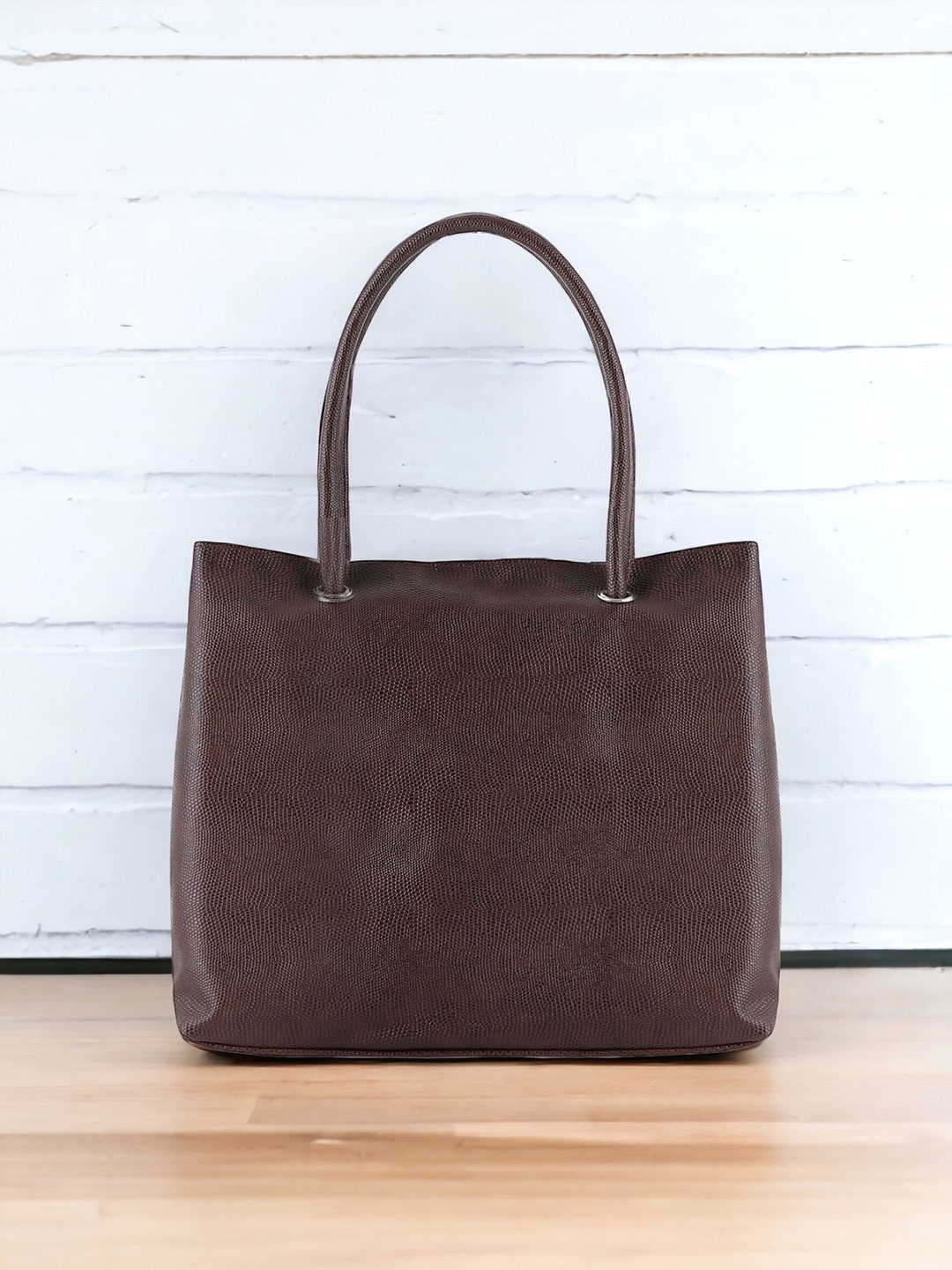

Toteteca Textured PU Structured Shoulder Bag, Brown