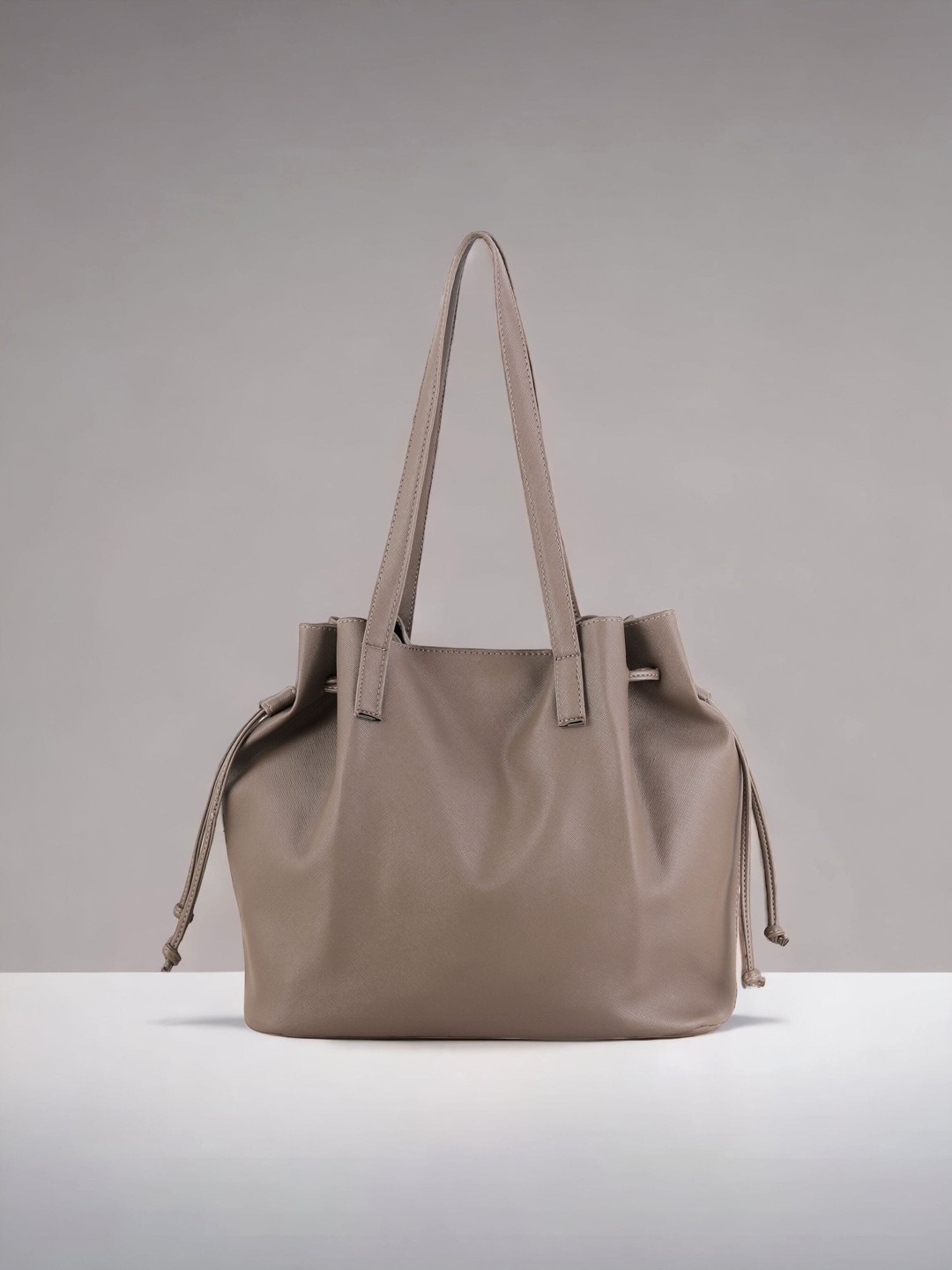

Toteteca PU Shopper Shoulder Bag, Beige