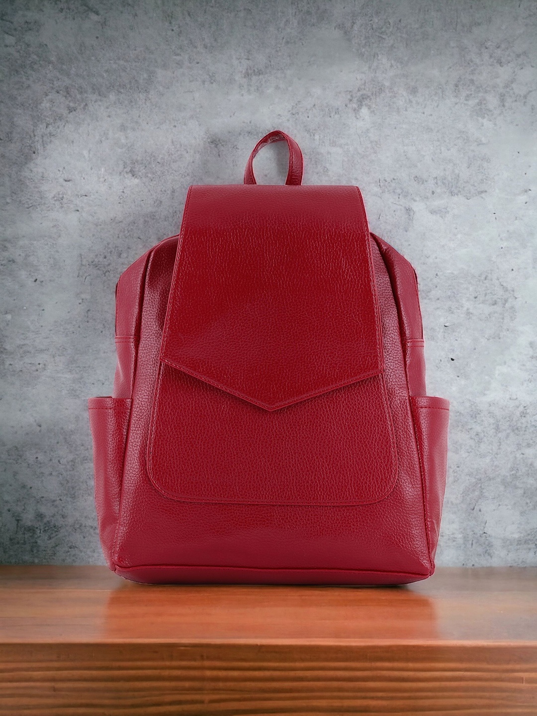 

Toteteca Women Simple Backpack, Red