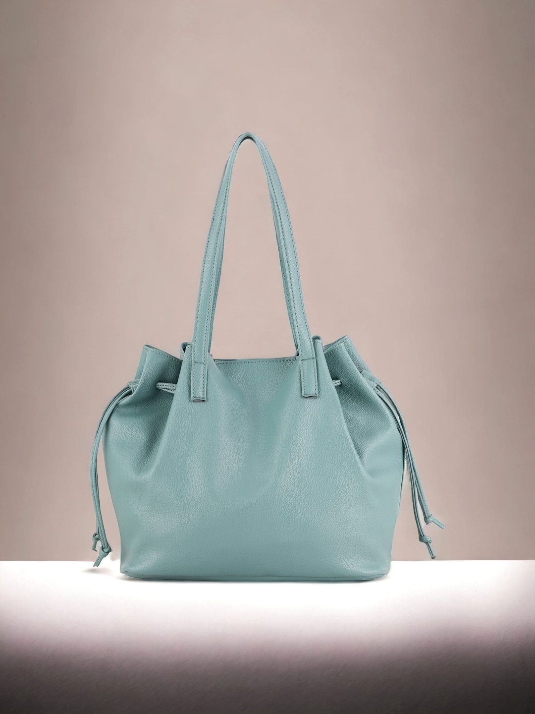 

Toteteca Textured Oversized Bucket Shoulder Bag, Green