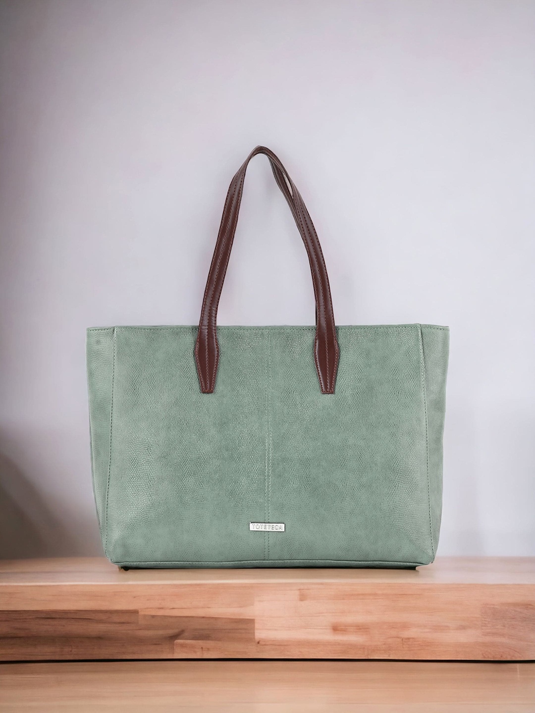 

Toteteca Women Oversized Shopper Handheld Bag, Green