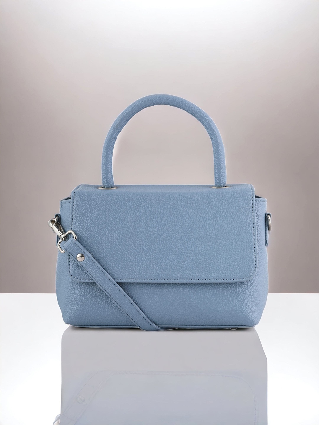 

Toteteca PU Textured Sling Bag, Blue