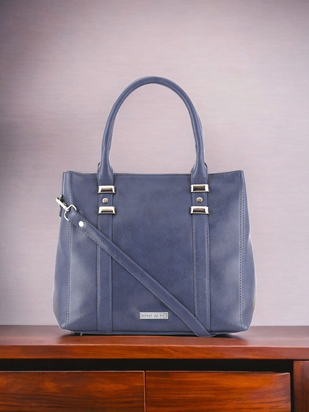 

Toteteca Structured Handheld Bag, Blue