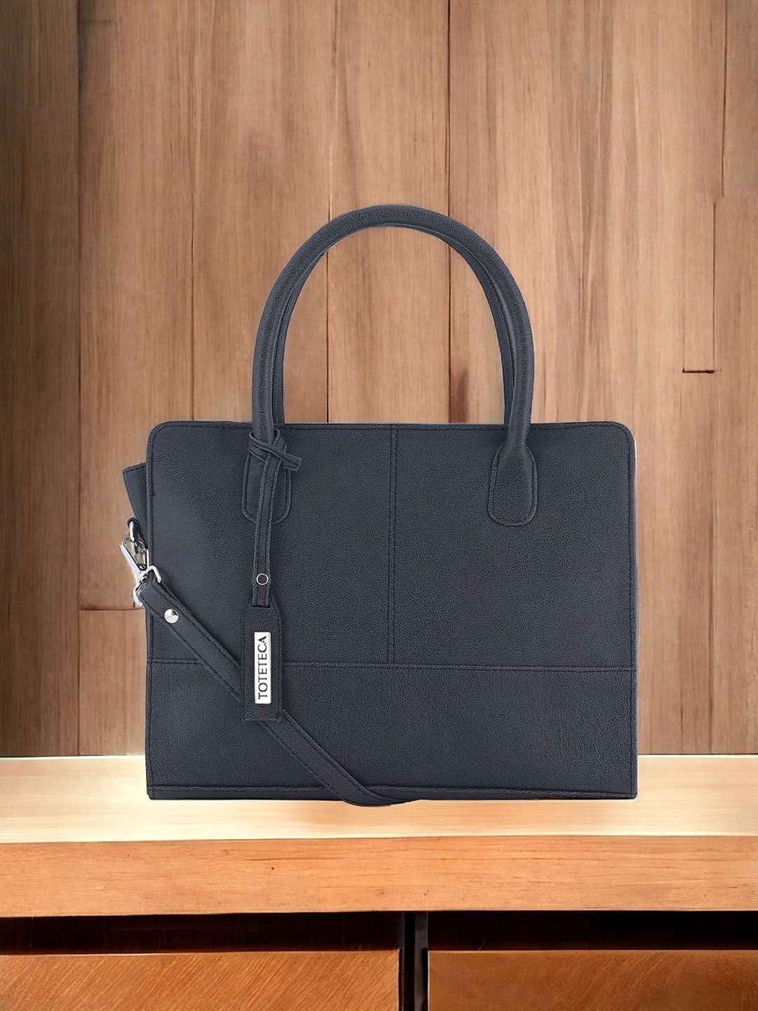 

Toteteca Structured Handheld Bag, Black