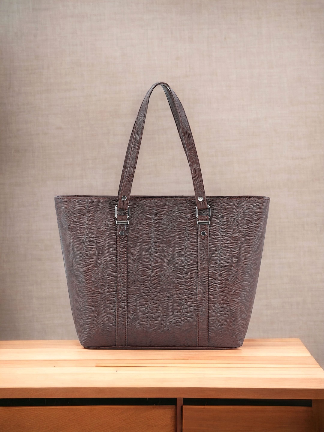 

Toteteca PU Oversized Shopper Shoulder Bag, Brown